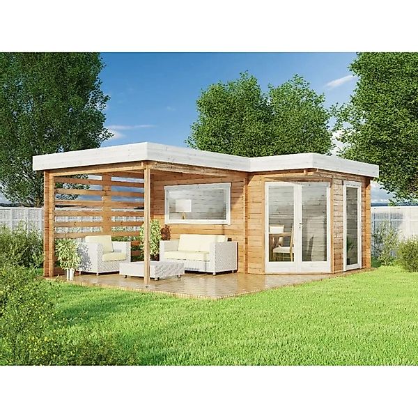 Alpholz Gartenhaus Holz 5-Eck Pepe Optima, günstig online kaufen