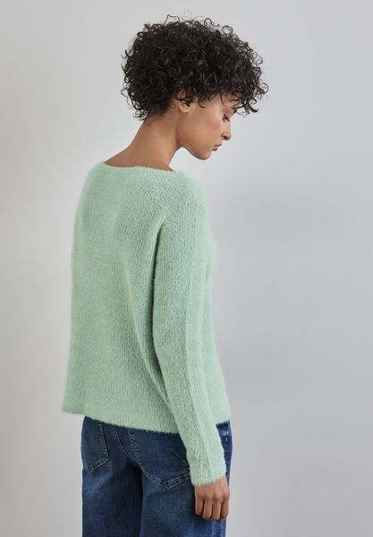 STREET ONE Strickpullover mit U-Boot-Ausschnitt günstig online kaufen