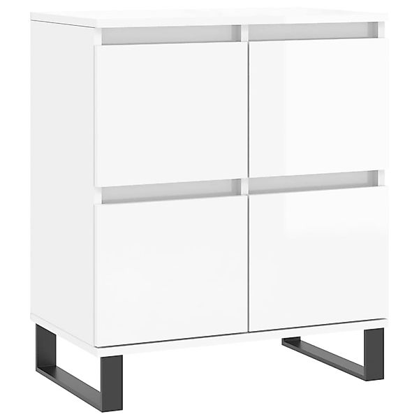 vidaXL Sideboard Hochglanz-Weiß 60x35x70 cm Holzwerkstoff 831222 günstig online kaufen
