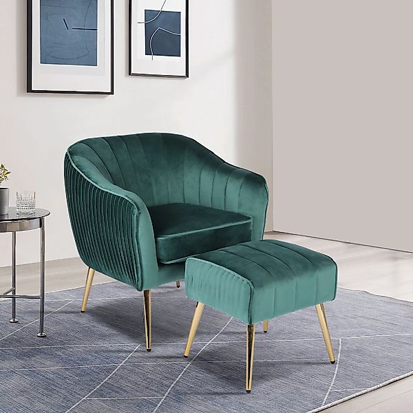 INOSIGN Loungesessel "ARROLL mit Hocker", Cocktailsessel, Relaxsessel, Einz günstig online kaufen