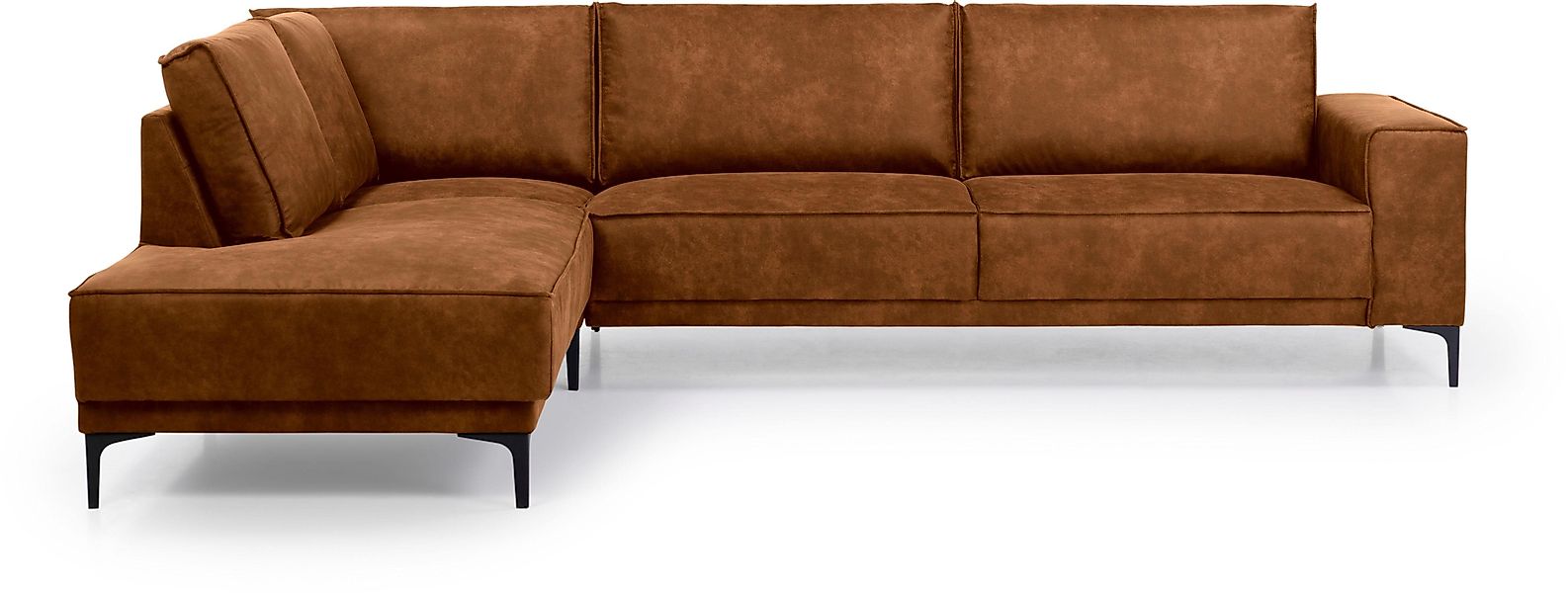 PLACES OF STYLE Ecksofa "Polsterecke Oland, Struktur, Flachgewebe, Luxus-Mi günstig online kaufen