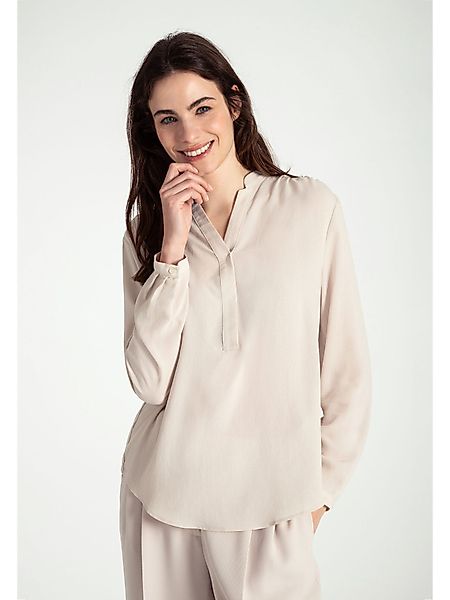 MORE&MORE Langarmbluse Viskosebluse günstig online kaufen