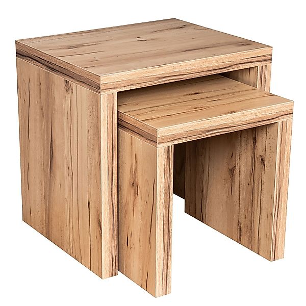 Levandeo® Couchtisch, 2 Satztisch Kernbuche Deutsche günstig online kaufen