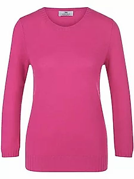 Rundhals-Pullover aus 100% Premium-Kaschmir Peter Hahn Cashmere pink günstig online kaufen