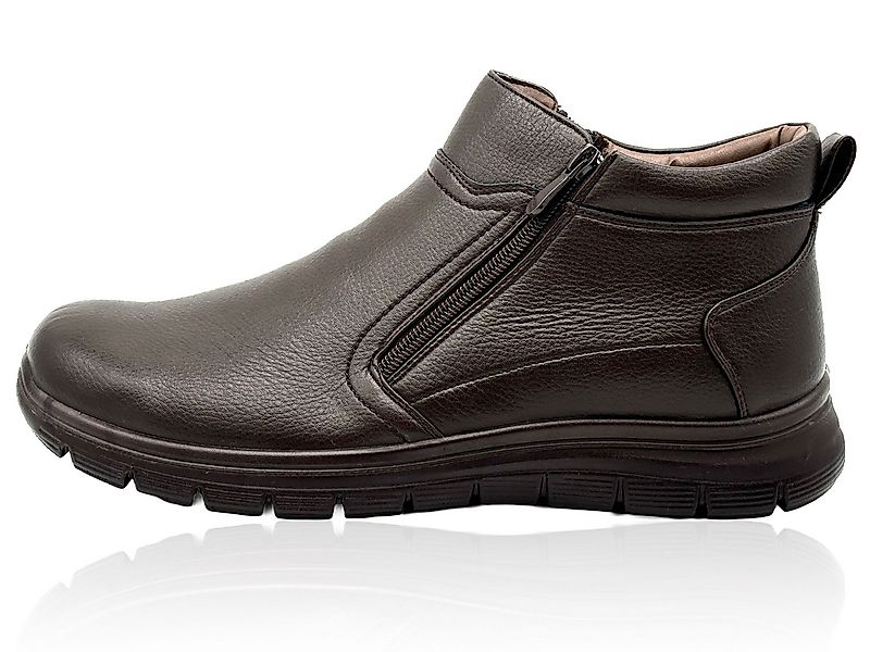 Nowaland Warme Herren Winterstiefeletten mit Doppelreißverschluss Wintersti günstig online kaufen