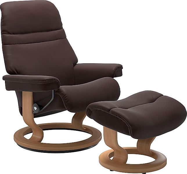 Stressless Relaxsessel "Sunrise" Relaxsessel mit Hocker, mit Classic Base, günstig online kaufen