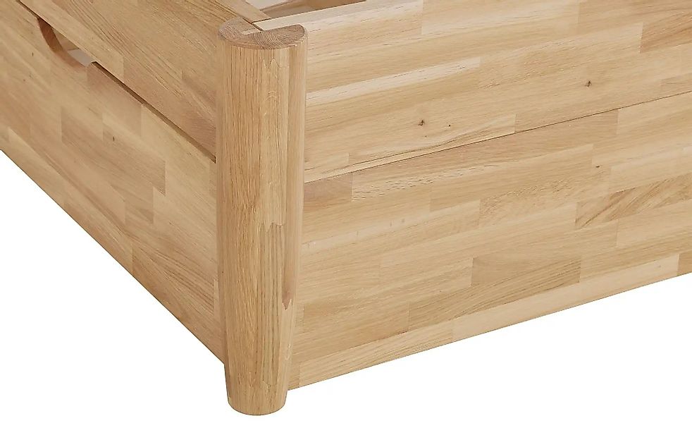 Timber Massivholz-Bettgestell  Timber ¦ holzfarben ¦ Maße (cm): B: 176 H: 4 günstig online kaufen