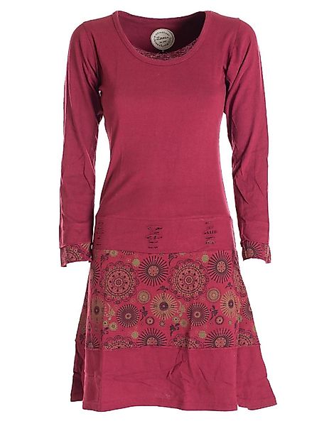 Vishes Midikleid Langarm Keid Mandala Druck günstig online kaufen