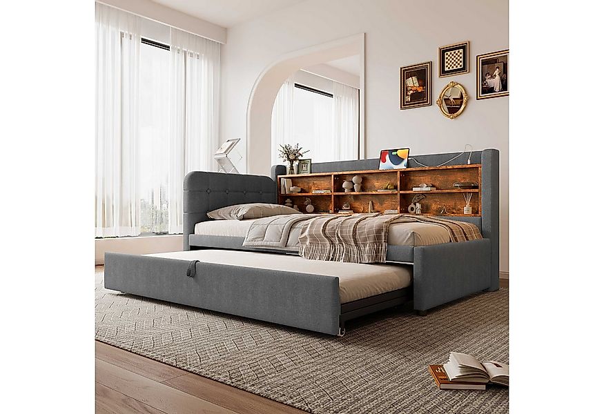 BlingBin Daybett Tagesbett Kinderbett Schlafsofa (1 tlg), ausziehbar auf 18 günstig online kaufen