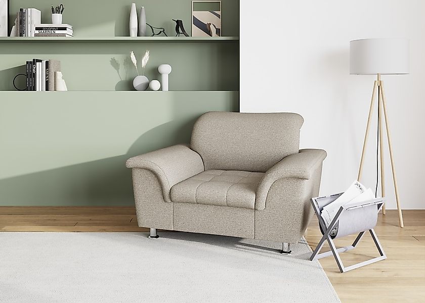 DOMO collection Sessel "Franzi, zeitlos & elegant, moderne Sitzheftung" günstig online kaufen