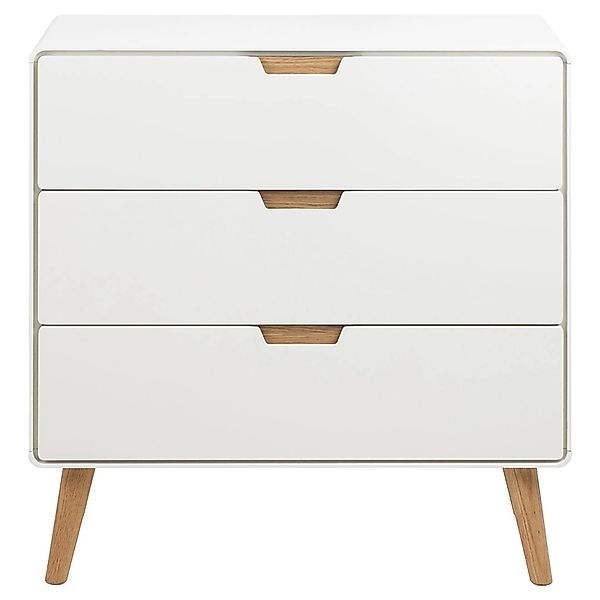 ebuy24 Lowell Kommode 3 Schubladen Weiß günstig online kaufen