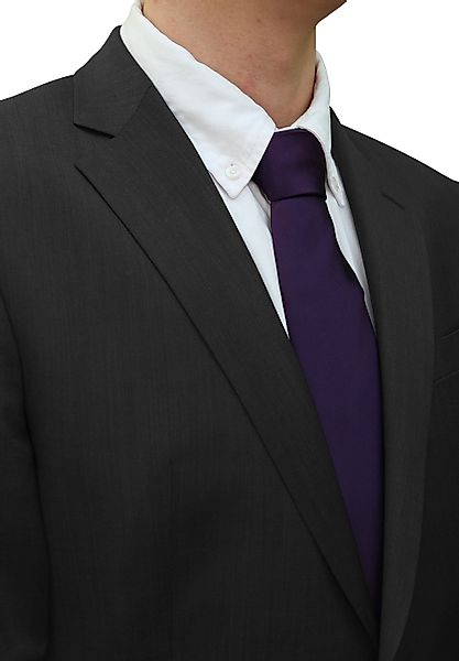 Fabio Farini Krawatte einfarbige Herren Schlips günstig online kaufen