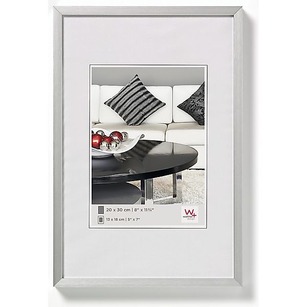 walther design Chair Aluminium Bilderrahmen Silber 42x59,4 cm AJ426S günstig online kaufen
