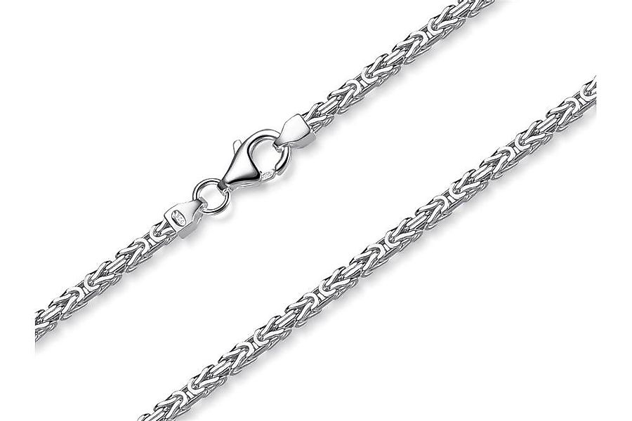 Silberkettenstore Silberkette Königskette 3mm - 925 Silber, Länge wählbar v günstig online kaufen