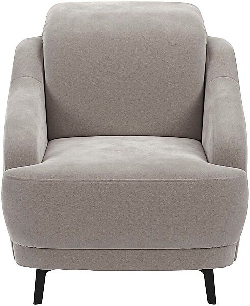 sit&more Sessel »Blues«, (1 St.), mit Metallfüßen, schwarz-matt günstig online kaufen