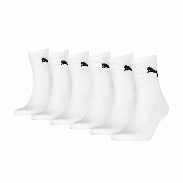 PUMA Unisex Sportsocken, 6er Pack - Short Crew Socks, ECOM, Logo, einfarbig günstig online kaufen