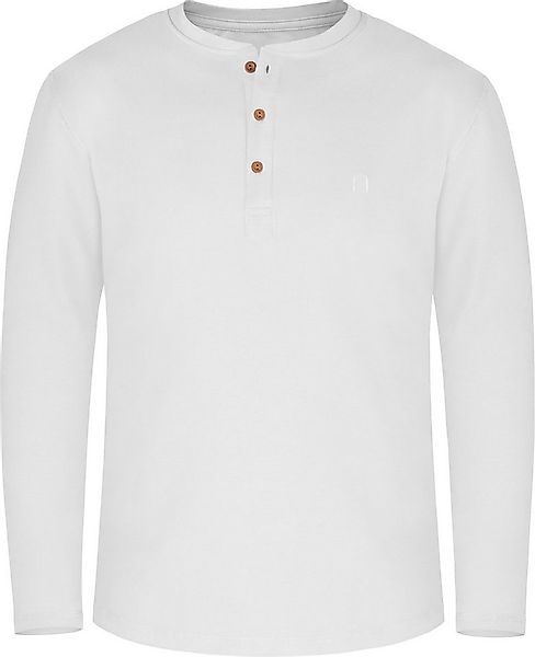 normani Langarmshirt Herren Langarm Shirt aus Bio-Baumwolle Neuville Basic günstig online kaufen
