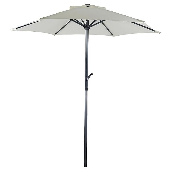 VCM Balkon-Sonnenschirm beige Stahl D: ca. 180 cm günstig online kaufen