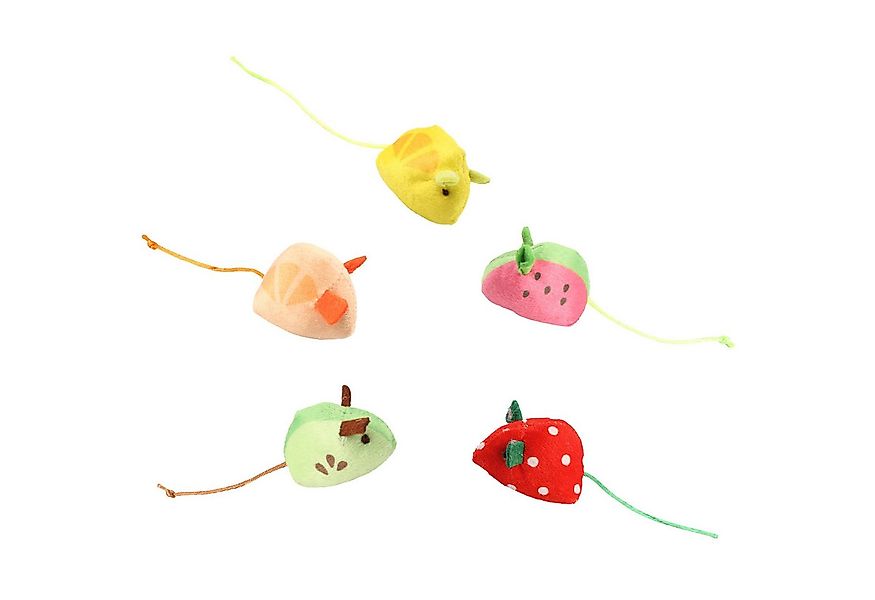 Beaface Plüschmäuse Katzenminze Mäuse Spielzeug Set – Fruchtform, (5-tlg) I günstig online kaufen