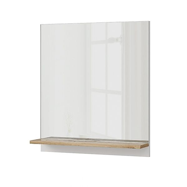 Vicco Badspiegel Marelle, Weiß/Artisan-Eiche, 60 x günstig online kaufen