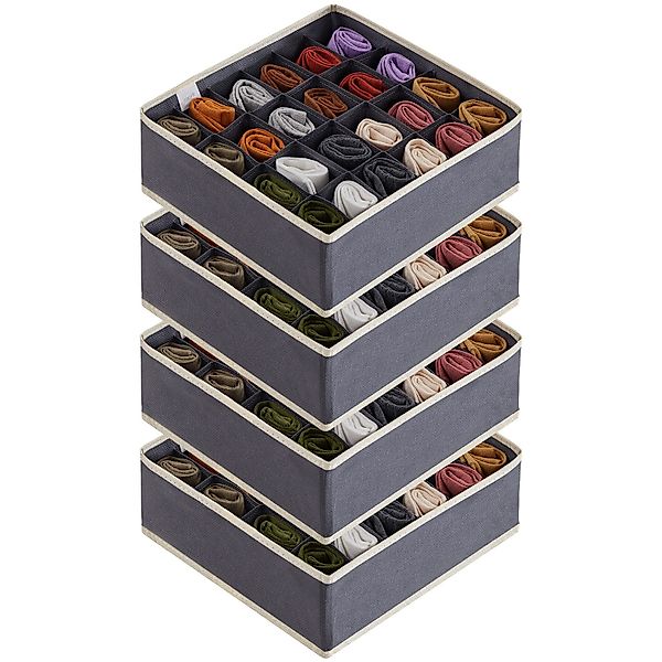 Lifewit Aufbewahrungsdose Socken Unterwäsche Schubladen Organizer,24 günstig online kaufen