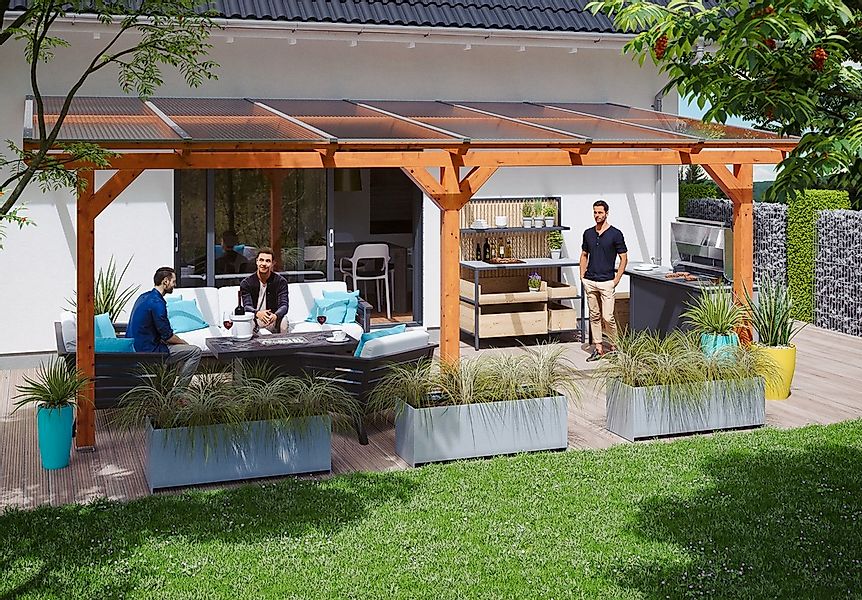 Skanholz Terrassendach "Andria" Leimholz günstig online kaufen