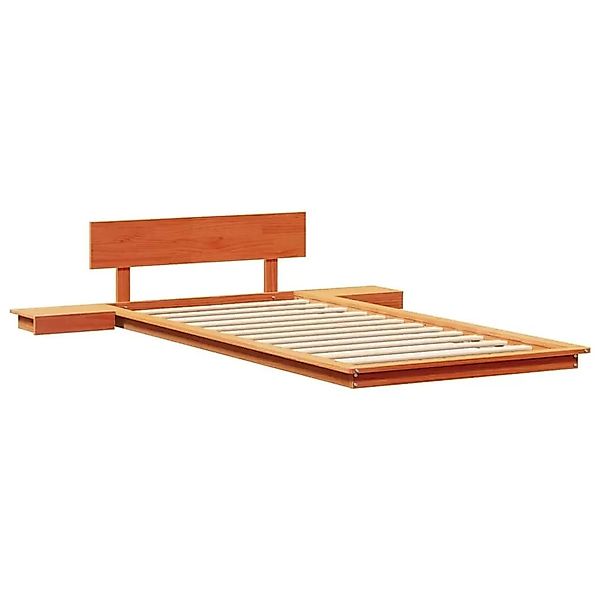 vidaXL Bettgestell Braun 90 x 190 cm Holz 872424 günstig online kaufen