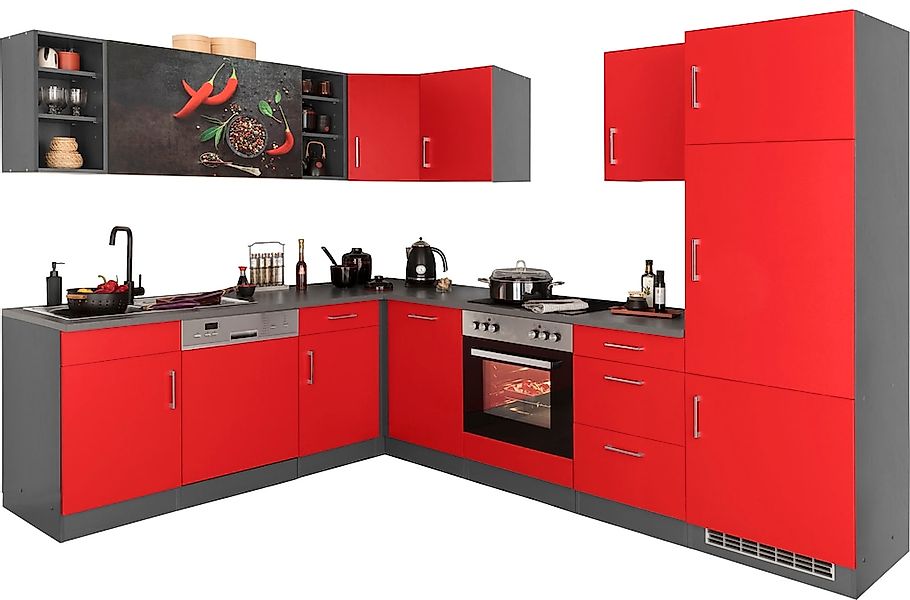 KOCHSTATION Küchenzeile "KS-Paris – Küchen mit einzigartigen Fotomotiven au günstig online kaufen