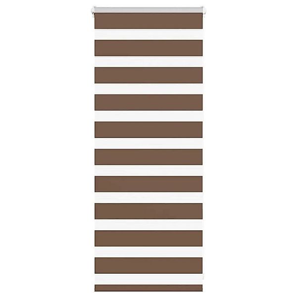 vidaXL Doppelrollo Braun 60x100 cm Stoffbreite 55,9 cm Polyester 4014305 günstig online kaufen