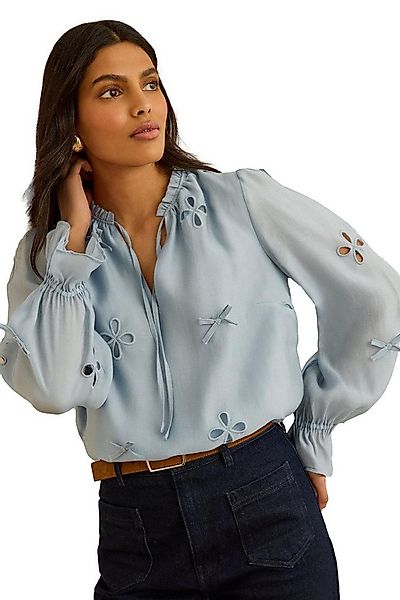 Love & Roses Langarmbluse Love & Roses Bluse mit 3D-Schleife, Regular (1-tl günstig online kaufen