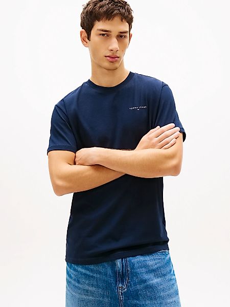 Tommy Jeans T-Shirt "TJM SLIM FIT LINEAR 2PACK" Packung, 2 Rundhals, Jersey günstig online kaufen