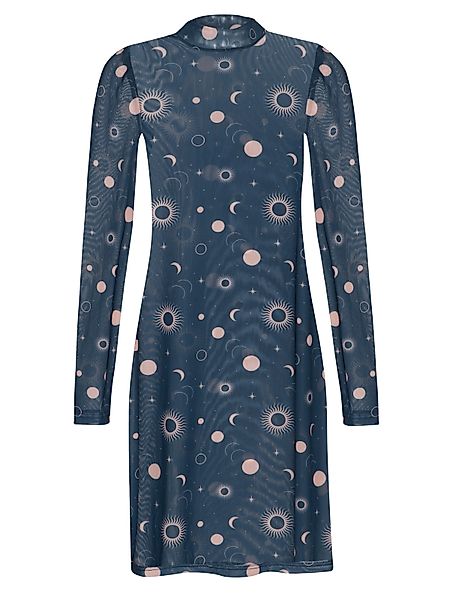 Pussy Deluxe Celestial Blue Mystic Damen 2-in-1-Kleid blau allover günstig online kaufen