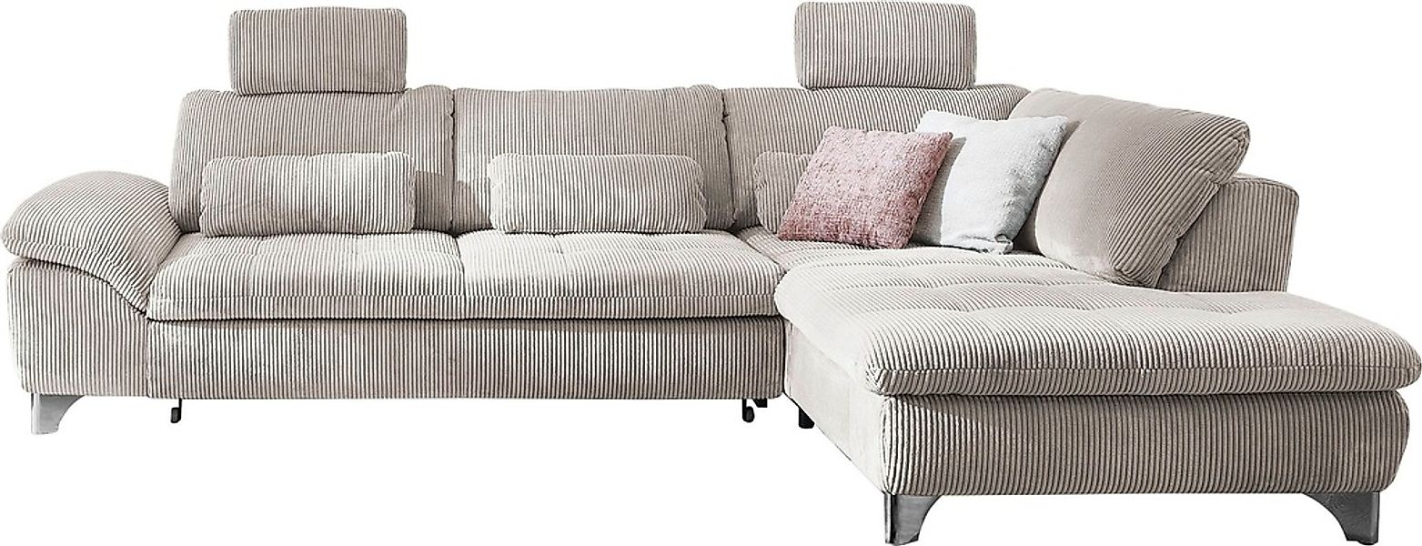 Die PlanBar Ecksofa "MP-IN14007 L-Form" wahlweise mit Bettfunktion und vers günstig online kaufen