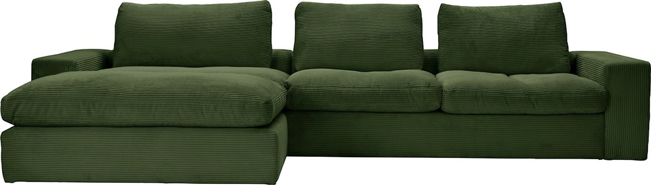 alina Ecksofa »Sandy«, mit Recamiere, in modernem Cordstoff günstig online kaufen