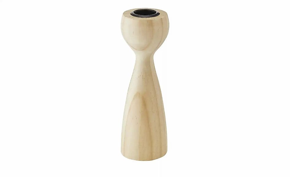HOME STORY Kerzenhalter   ¦ holzfarben ¦ Holz,Massivholz,Metall ¦ Maße (cm) günstig online kaufen