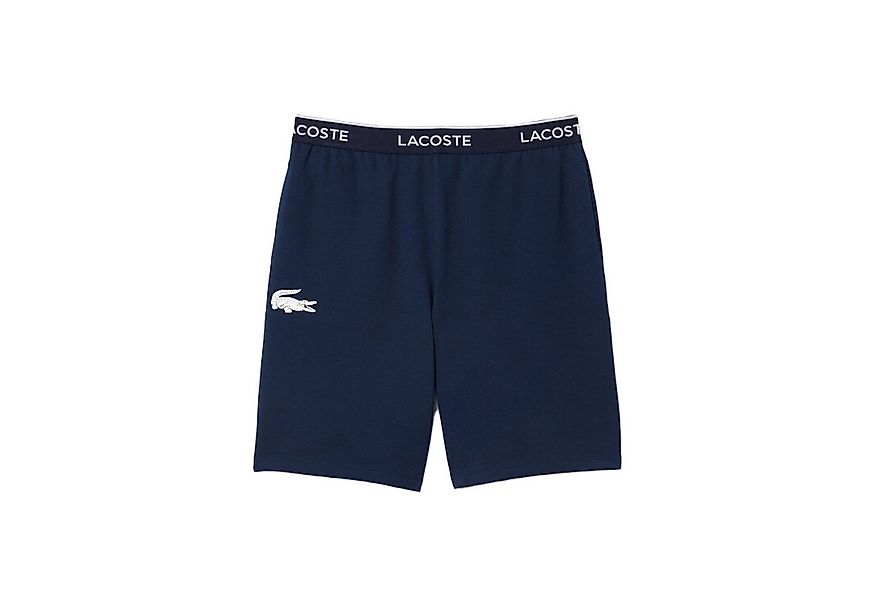Lacoste Relaxshorts Jersey Hose kurz Croc Krokodil Print Webbund Logoschrif günstig online kaufen