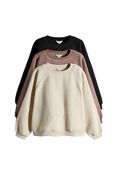 The Set Fleecepullover The Set Fleecepullover, 3er-Pack (3-tlg) günstig online kaufen