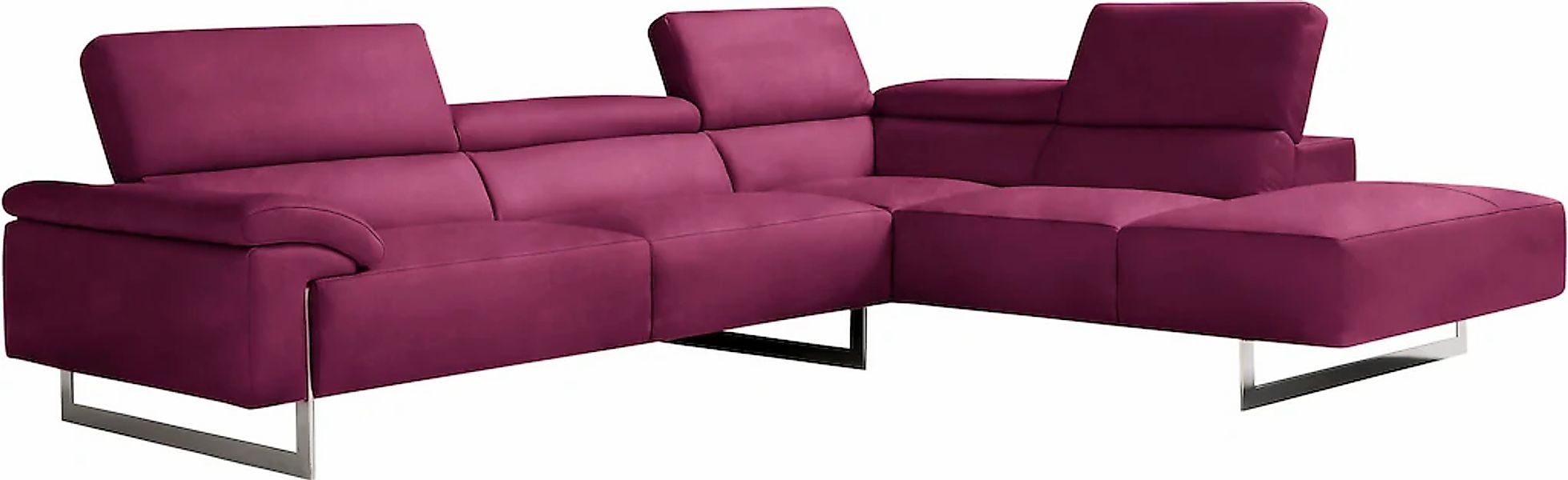 Egoitaliano Ecksofa "Malika, elegant und bequem, Designsofa, L-Form", mit O günstig online kaufen