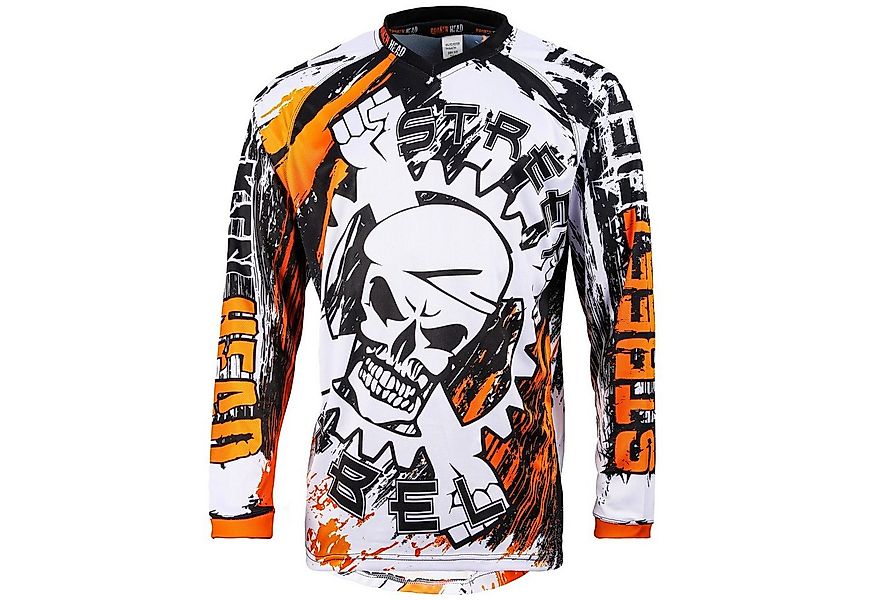 Funktionsshirt MX Jersey Street Rebel Orange mit Print günstig online kaufen