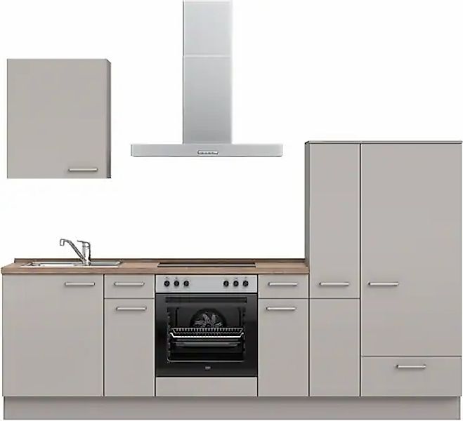 nobilia® Küchenzeile »"Touch I"« vormontiert, Ausrichtung wählbar, Breite 2 günstig online kaufen