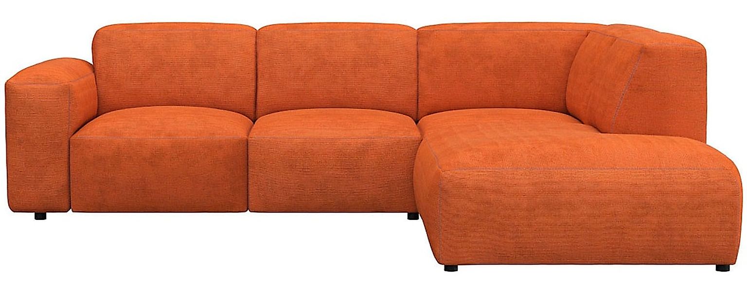 FLEXLUX Ecksofa "Lucera, super Sitzkomfort durch Kaltschaum im Sitz, L-Form günstig online kaufen