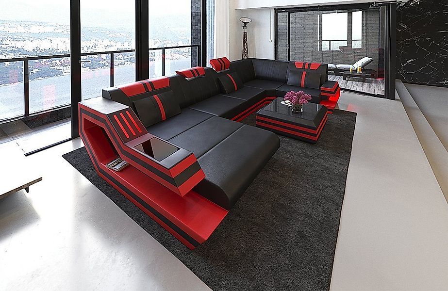 Sofa Dreams Wohnlandschaft Leder Sofa Ledercouch günstig online kaufen
