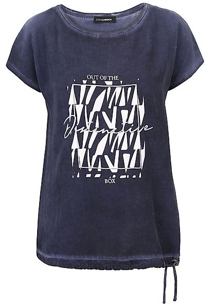 Doris Streich Print-Shirt (1-tlg) mit Plättchen-Motiv günstig online kaufen