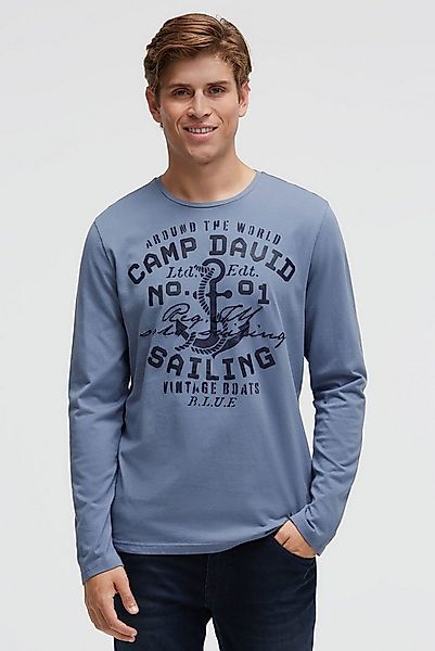 CAMP DAVID Rundhalsshirt aus Baumwolle günstig online kaufen