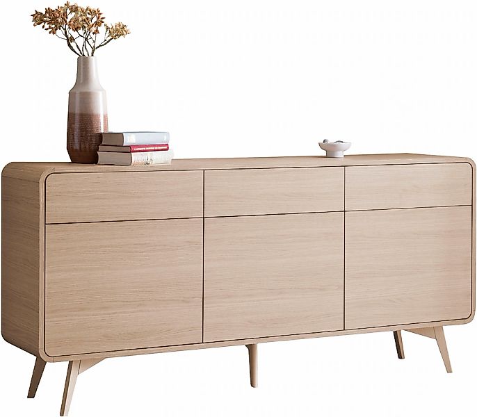 Home affaire Sideboard "Torsby, moderner Schrank, Kommode in Eiche Natur, 1 günstig online kaufen