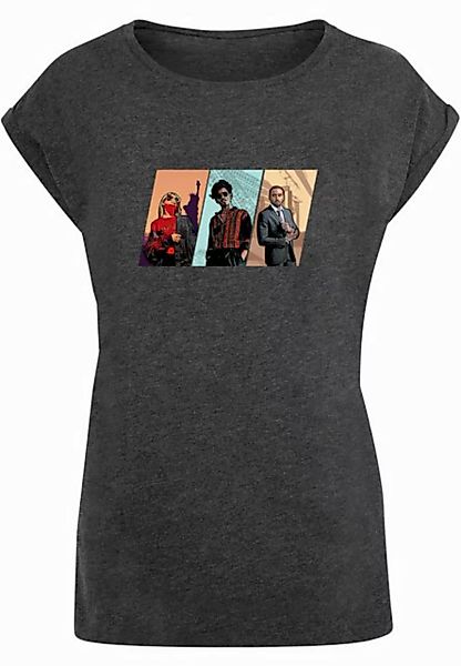 Merchcode T-Shirt Merchcode Damen Laides Grand Trio Extended Shoulder Tee ( günstig online kaufen