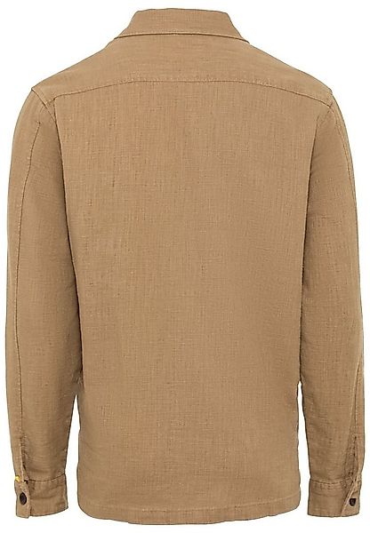 camel active Langarmhemd Overshirt aus einem Leinen-Baumwollmix günstig online kaufen