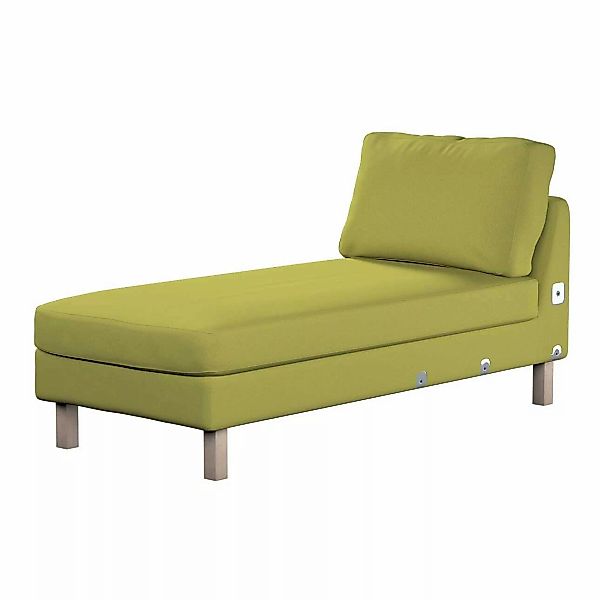 Bezug für Karlstad Recamiere Zustellsofa, kurz, limone, Bezug für Karlstad günstig online kaufen