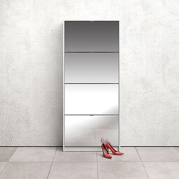 INOSIGN Schuhschrank "Shoes, Praktisch, minimalistisch, verspiegelte Klappe günstig online kaufen