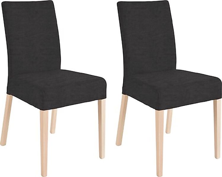 Home affaire 4-Fußstuhl »Umag« (Set) 2 Stk.Sitz und Rücken gepolstert günstig online kaufen